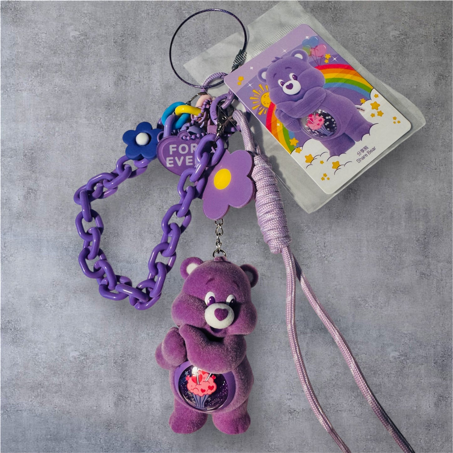 Authentic Popmart Care Bear Bag Charm