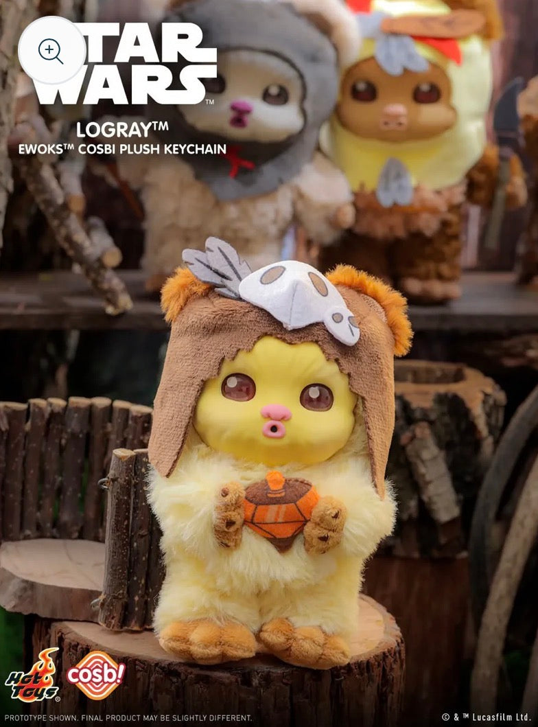 Ewoks Version 2 Plush Keychain Blind Box