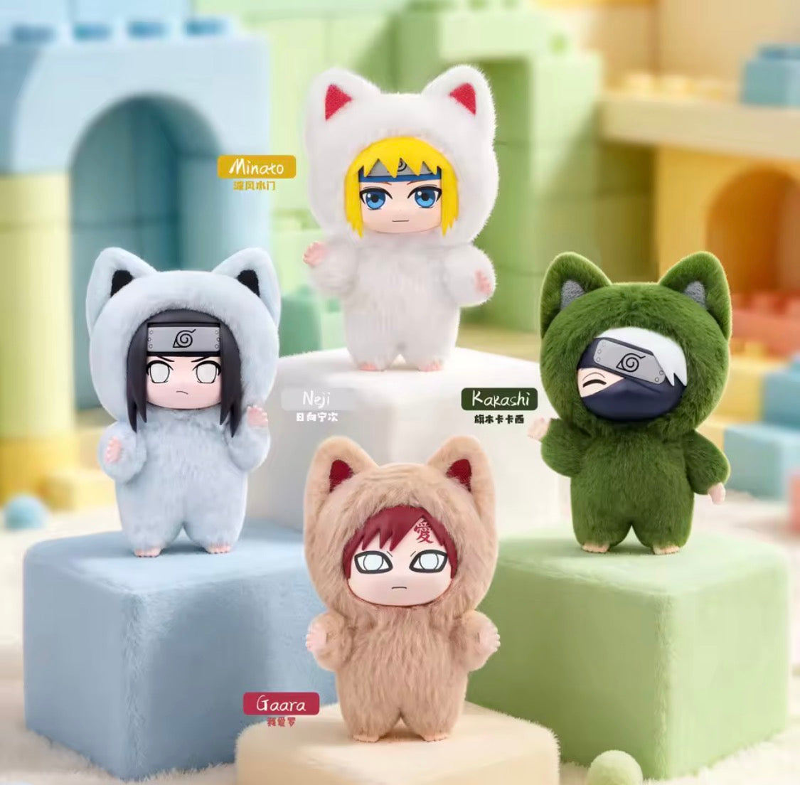 Naruto Kittenland Plush Keychain Blind Box