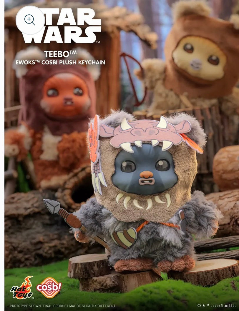 Ewoks Version 2 Plush Keychain Blind Box