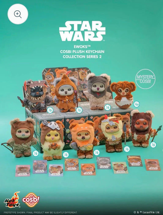 Ewoks Version 2 Plush Keychain Blind Box
