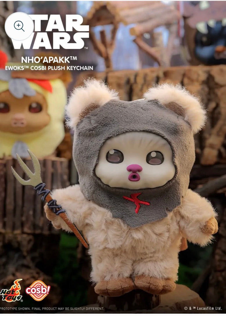 Ewoks Version 2 Plush Keychain Blind Box