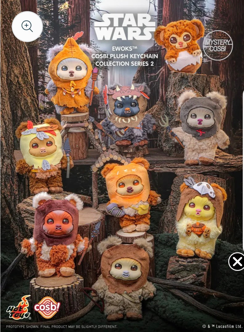Ewoks Version 2 Plush Keychain Blind Box