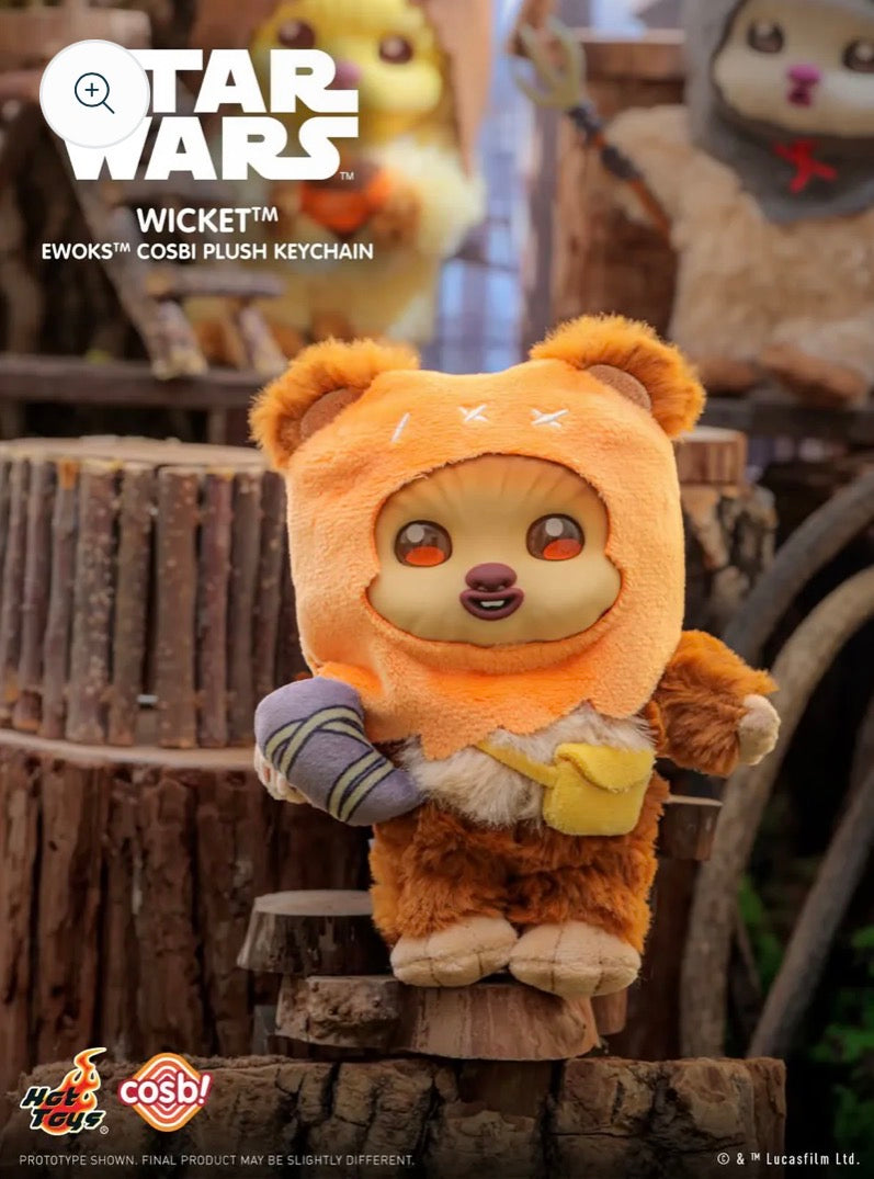 Ewoks Version 2 Plush Keychain Blind Box