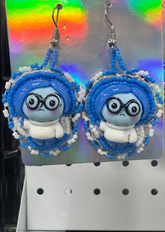 Handmade Beaded Inside Out Earrings