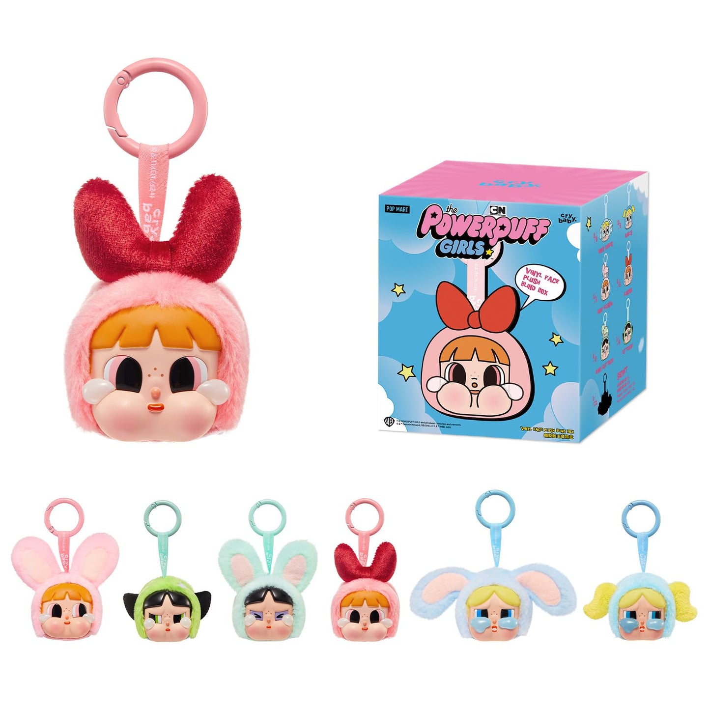Crybaby x Powerpuff Girls Plush Keychain