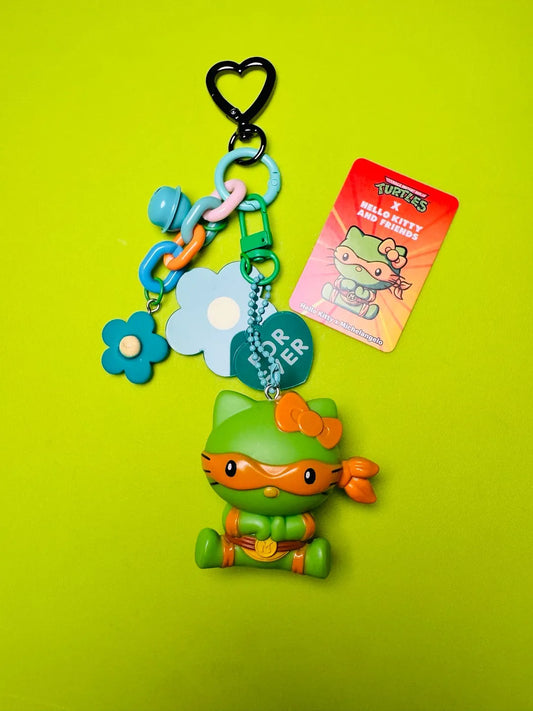 Hello Kitty / Ninja Turtle Collab Keychain